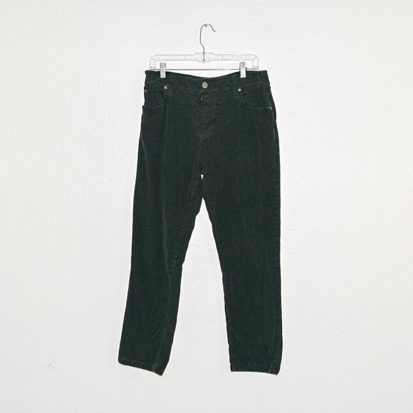 James Perse Standard Men's 5-Pocket Stretch Corduroy Jeans Dark Green Size 34 - Picture 1 of 12